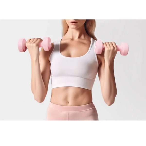 2Pcs 0.5kg Dumbbells - Durable Fitness Equipment for Women's Home Bodybuilding